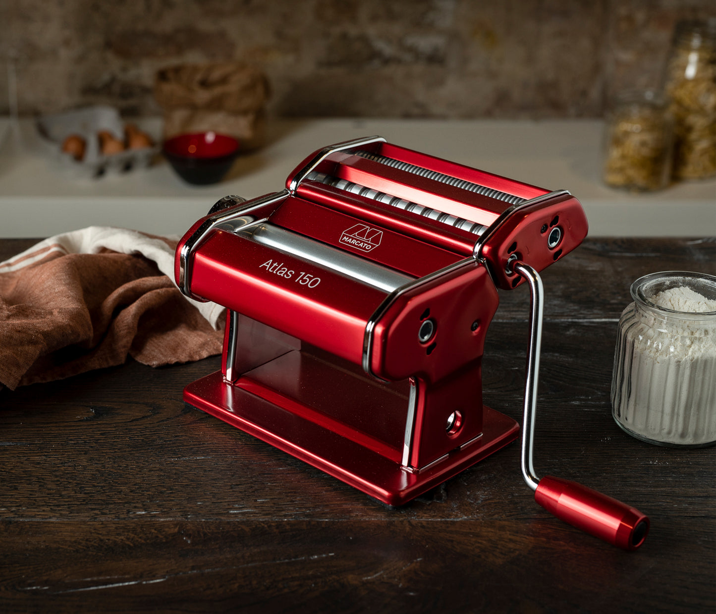 ATLAS 150 RED - MAQ MACARRAO 3 TIPOS MASSAS
