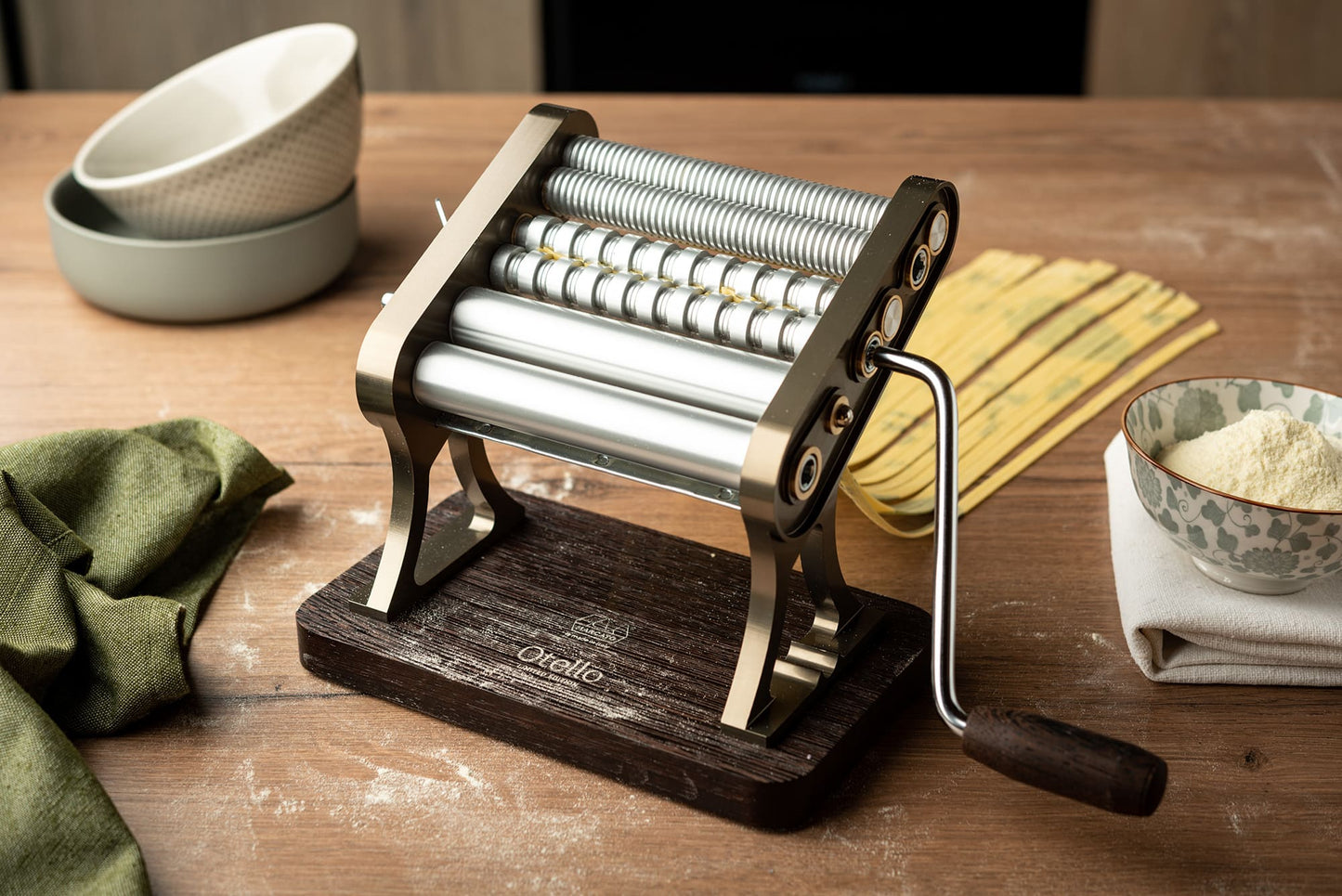 MAQUINA PARA PASTA OTELLO 150 MM CHAMPAGNE