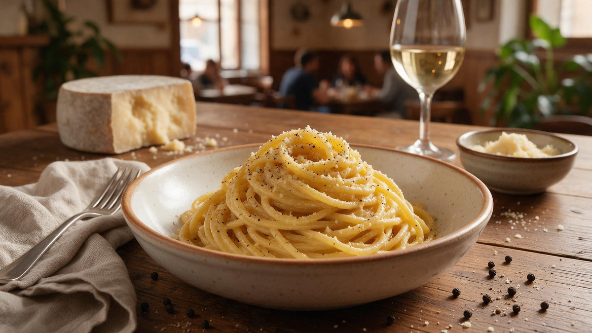 Cacio e Pepe – O Clássico Romano de 3 Ingredientes