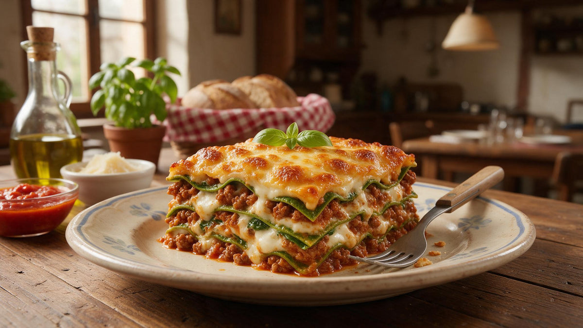Lasagna alla Bolognese com Massa Fresca