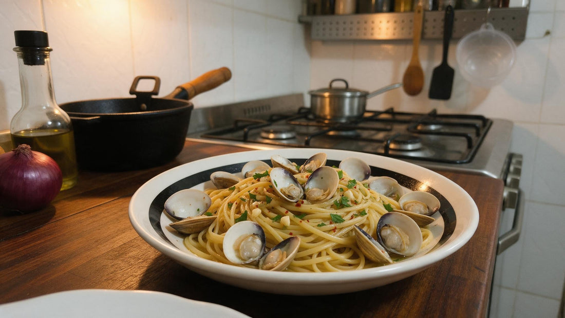 Como fazer linguine alle vongole tradicional napolitano